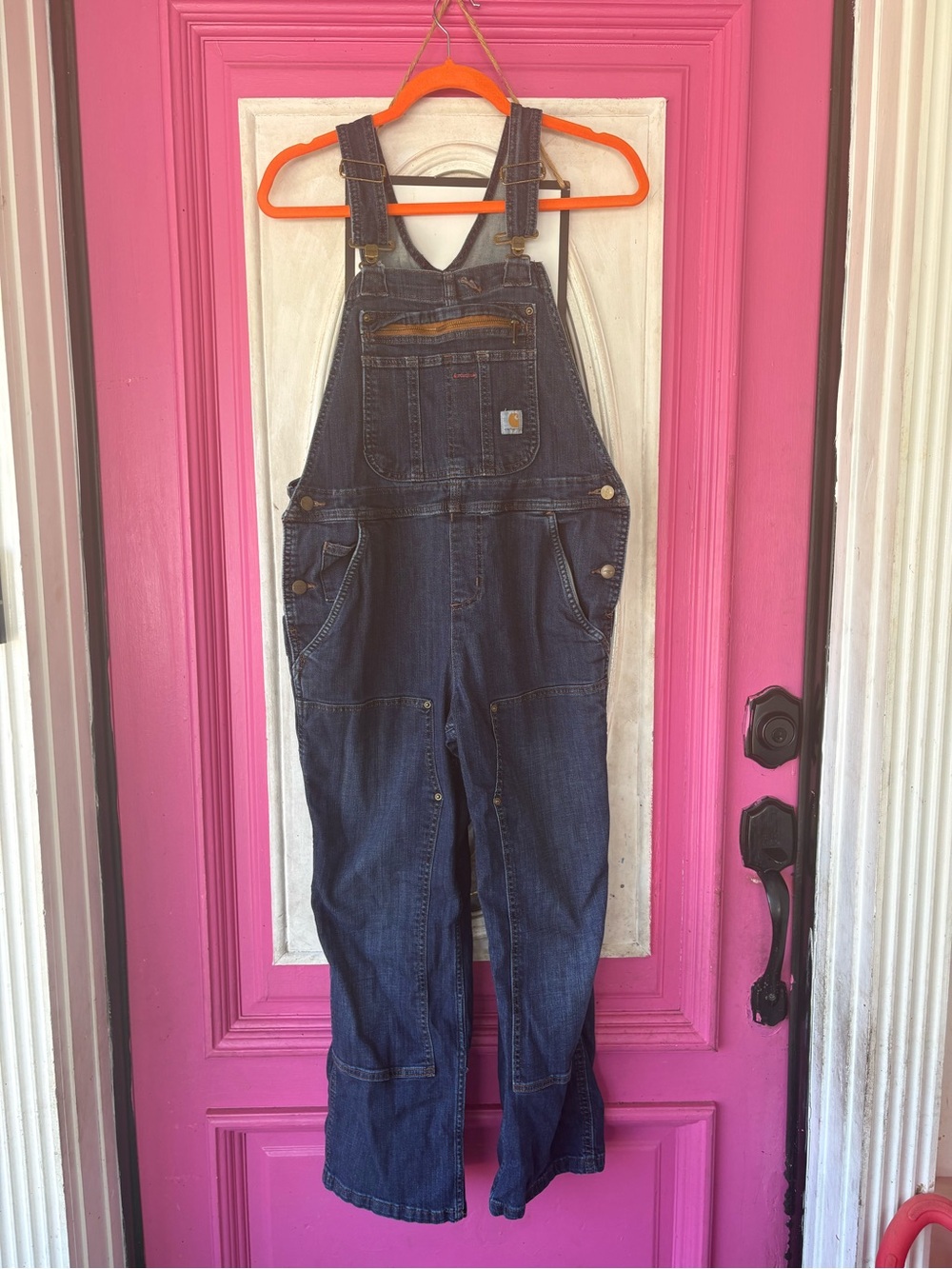 Carhartt Women's Dark Indigo Denim Overalls